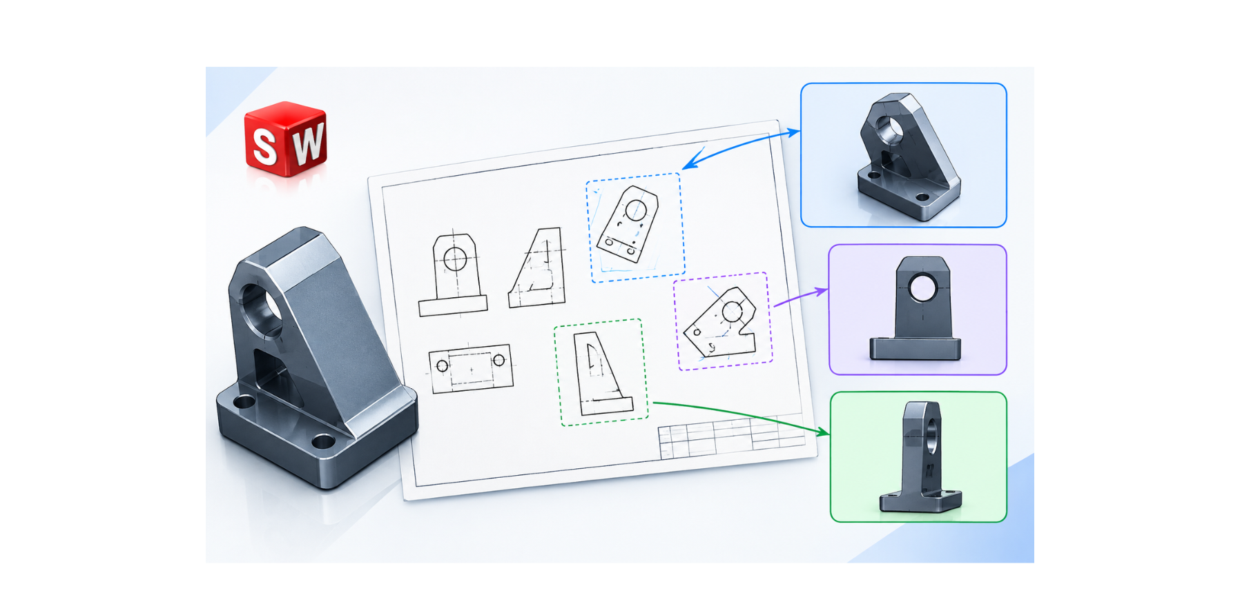 How to Create a Non-Standard Drawing View in SOLIDWORKS